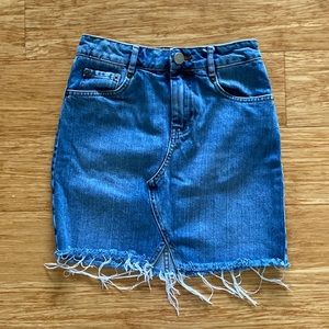 ASOS denim skirt